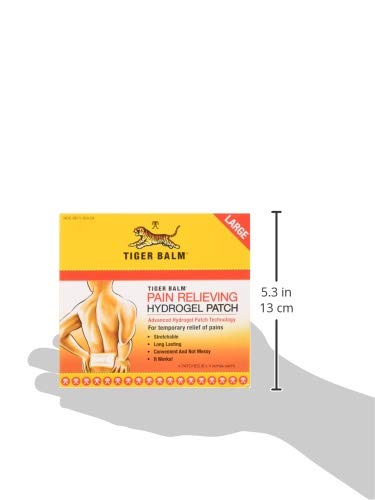 Aplicación fácil de parches Tiger Balm sin dolor al retirar