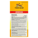 Tiger Balm Arthritis Rub camfora y mentol para alivio localizado.