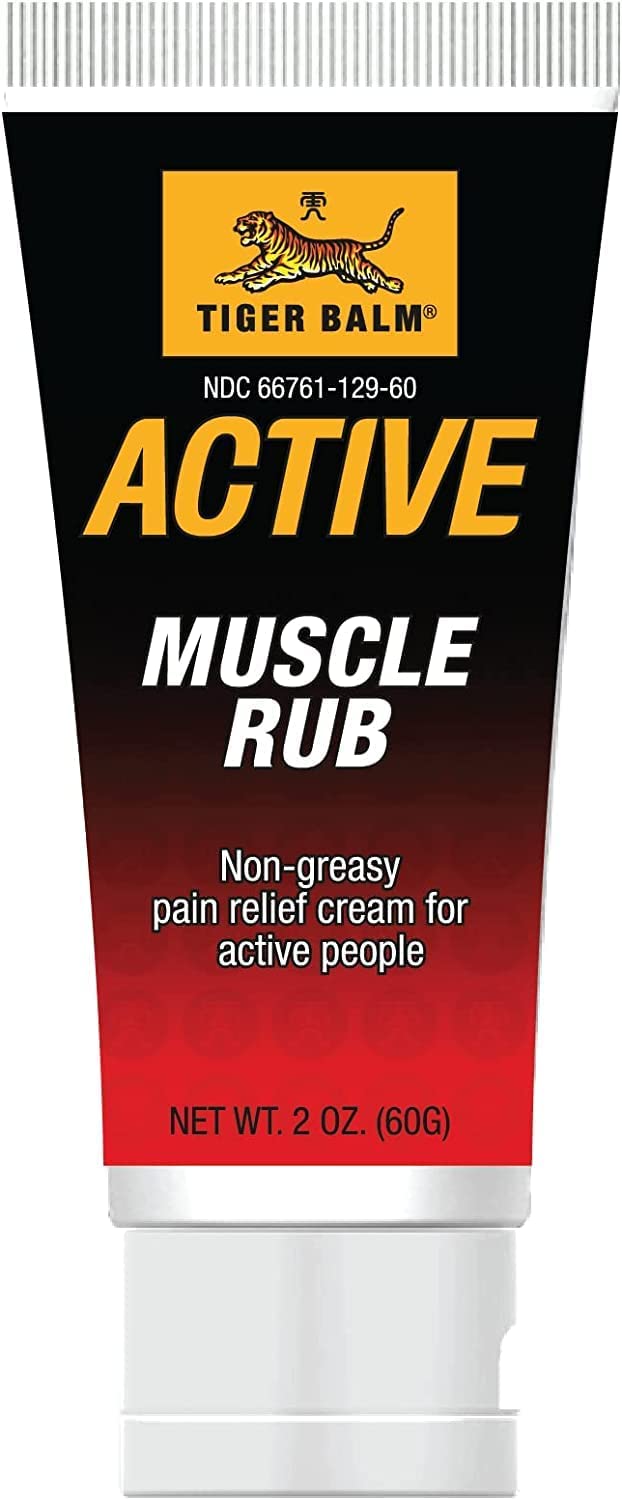 Tiger Balm Muscle Rub: aplicación en zonas objetivo para mayor comodidad.