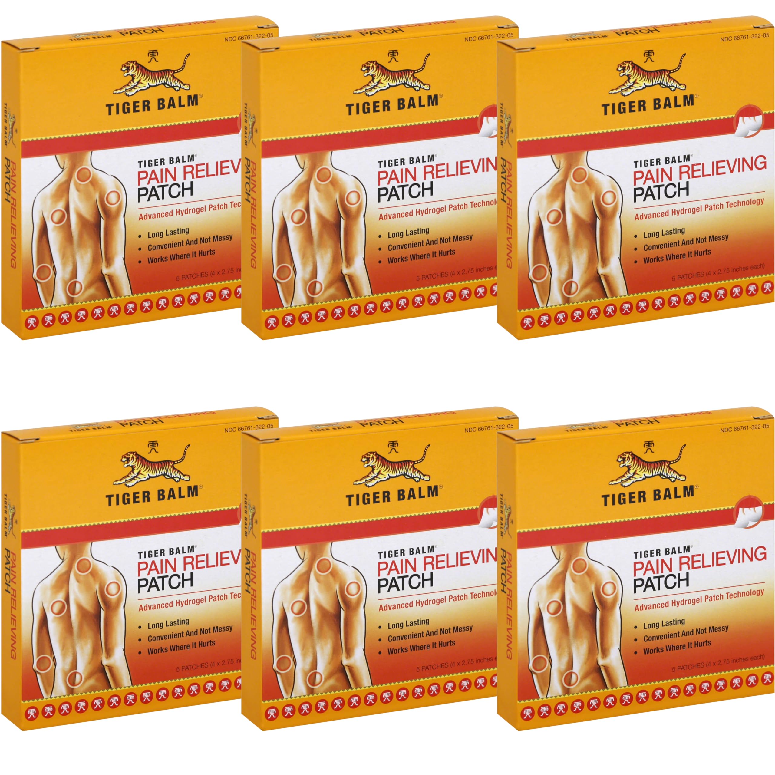 Tiger Balm parche-alivio-dolor-localizado ofrece sensación refrescante y alivio prolongado en músculos.