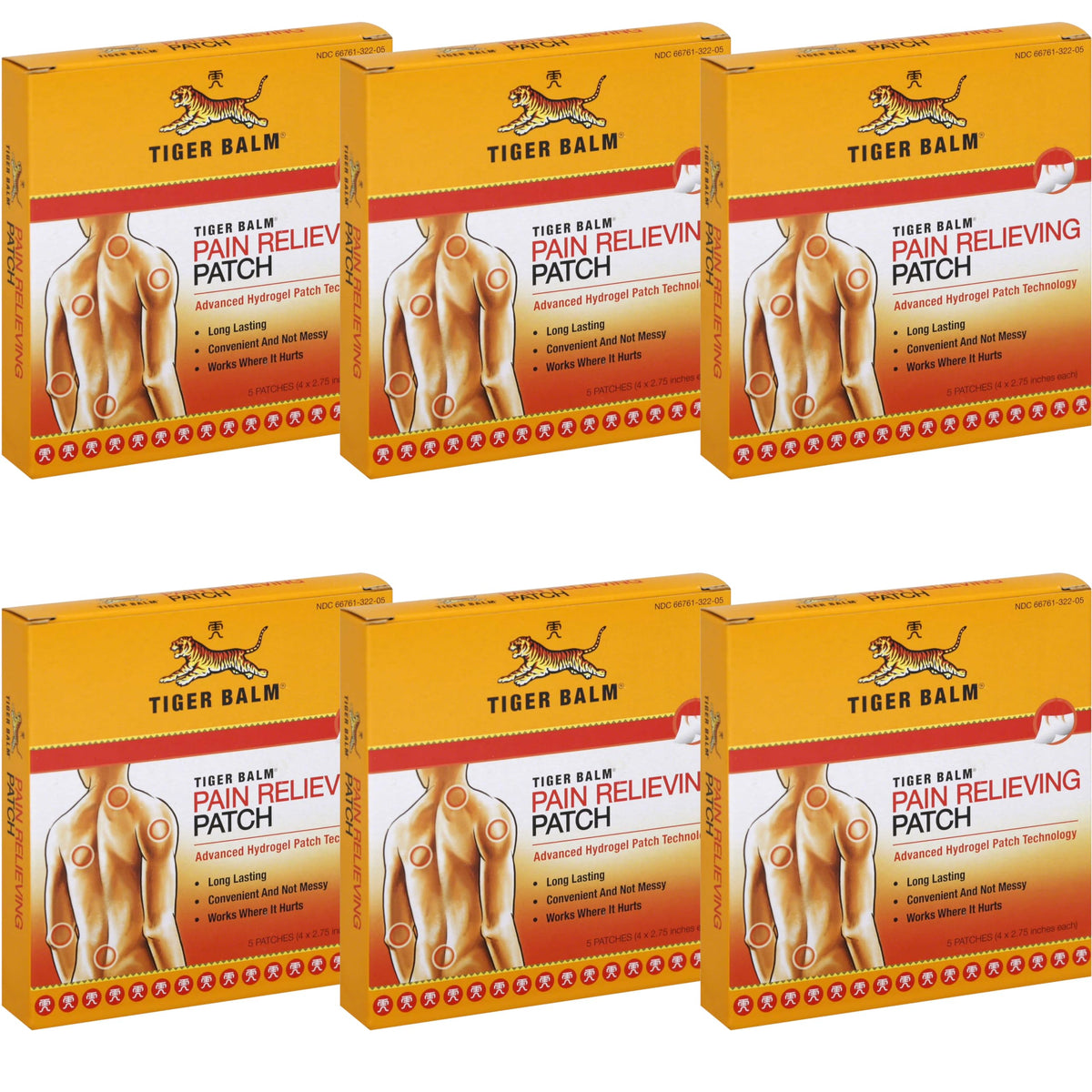 Tiger Balm parche-alivio-dolor-localizado ofrece sensación refrescante y alivio prolongado en músculos.