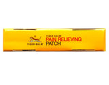 Parche Tiger Balm en zona de dolor muscular para soporte puntual.