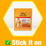 Tiger Balm parche-uso-externo-dolor-localizado se aplica sobre piel limpia para zonas específicas.