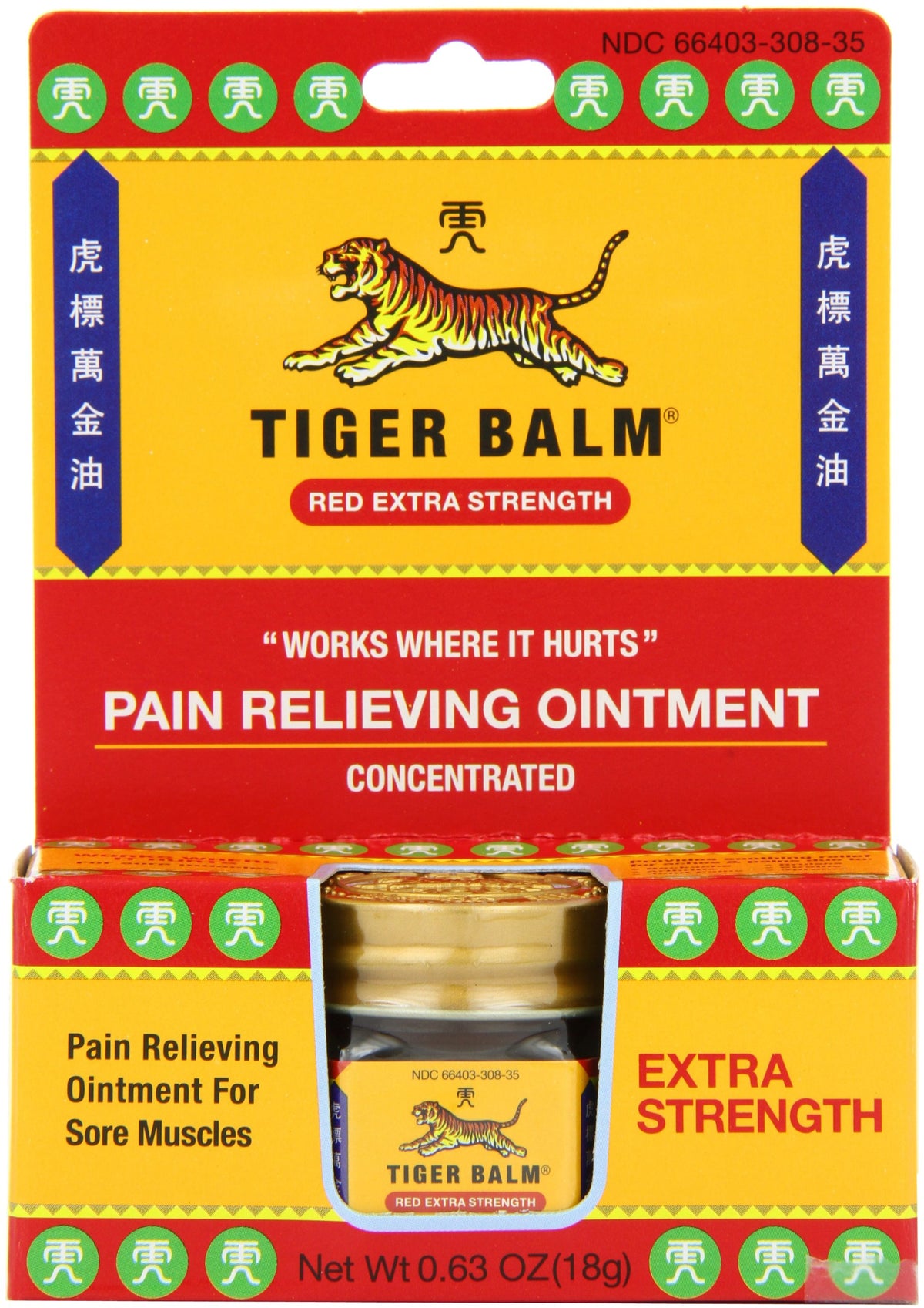 Tiger Balm pomada relieve muscular; aplicación externa para molestias diarias.