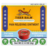 Tiger Balm Ungüento Blanco Regular: bote para alivio localizado sin manchar la ropa.