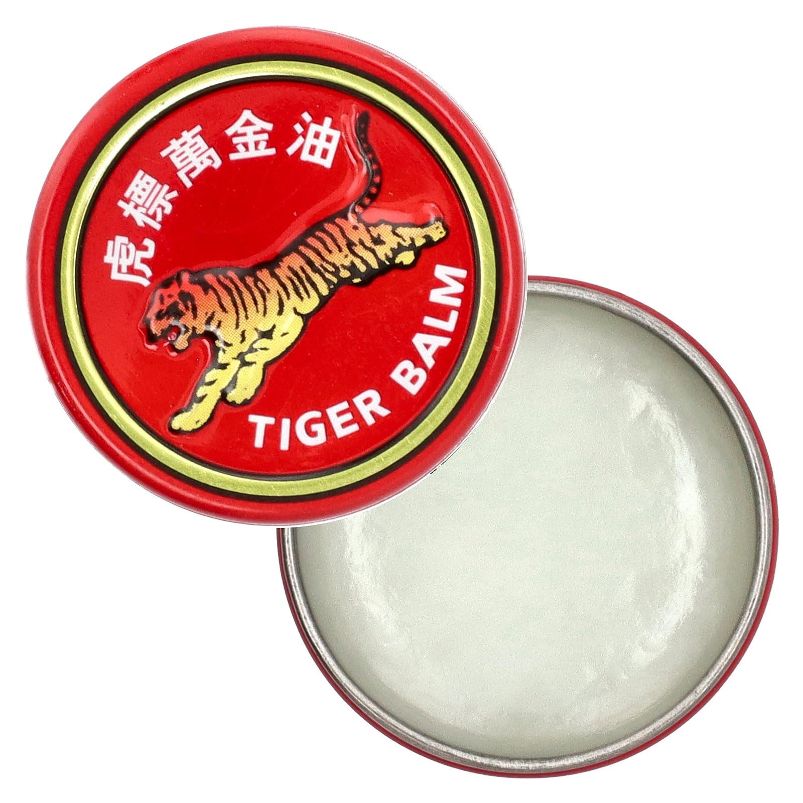 Tiger Balm Ungüento Blanco Regular: envase compacto perfecto para casa o gimnasio.
