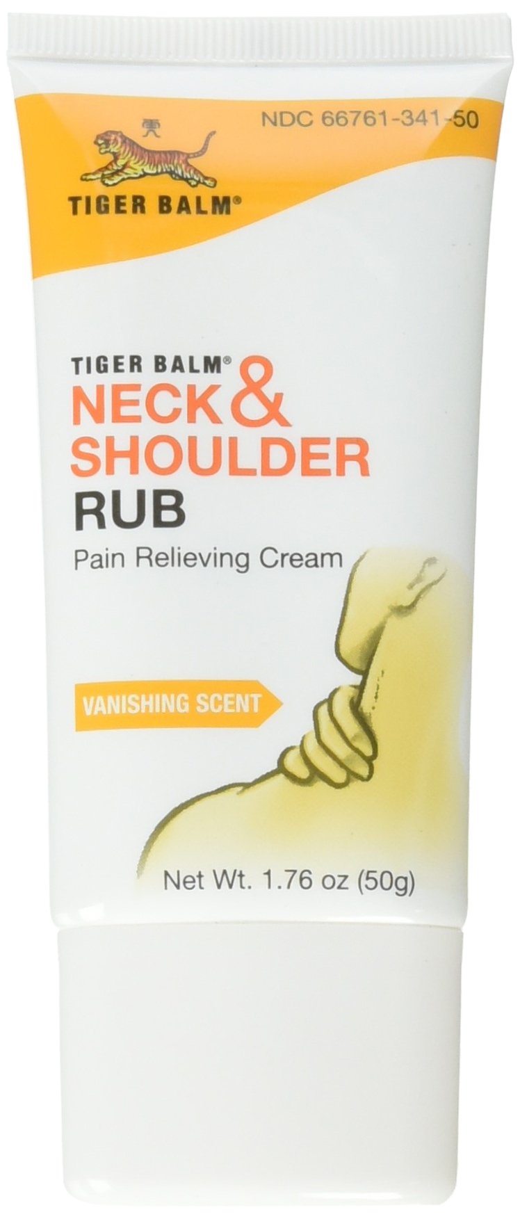 Tiger Balm ungüento para cuello y hombros, aplicación suave para tensiones.