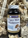 TIGERMM Tiger Milk Mushroom caja promocional en estantería.