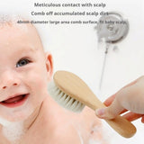 TikMNO cepillo bebé todo tipo de cabello: desenreda con suavidad sin dolor.