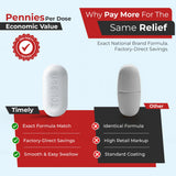 TIME-CAP LABS caplets frasco 500 mg: dosis constante para dolor leve a moderado.