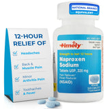 TIME-Cap Labs Naproxeno Sódico 220 mg, botella de 300 comprimidos para alivio temporal del dolor