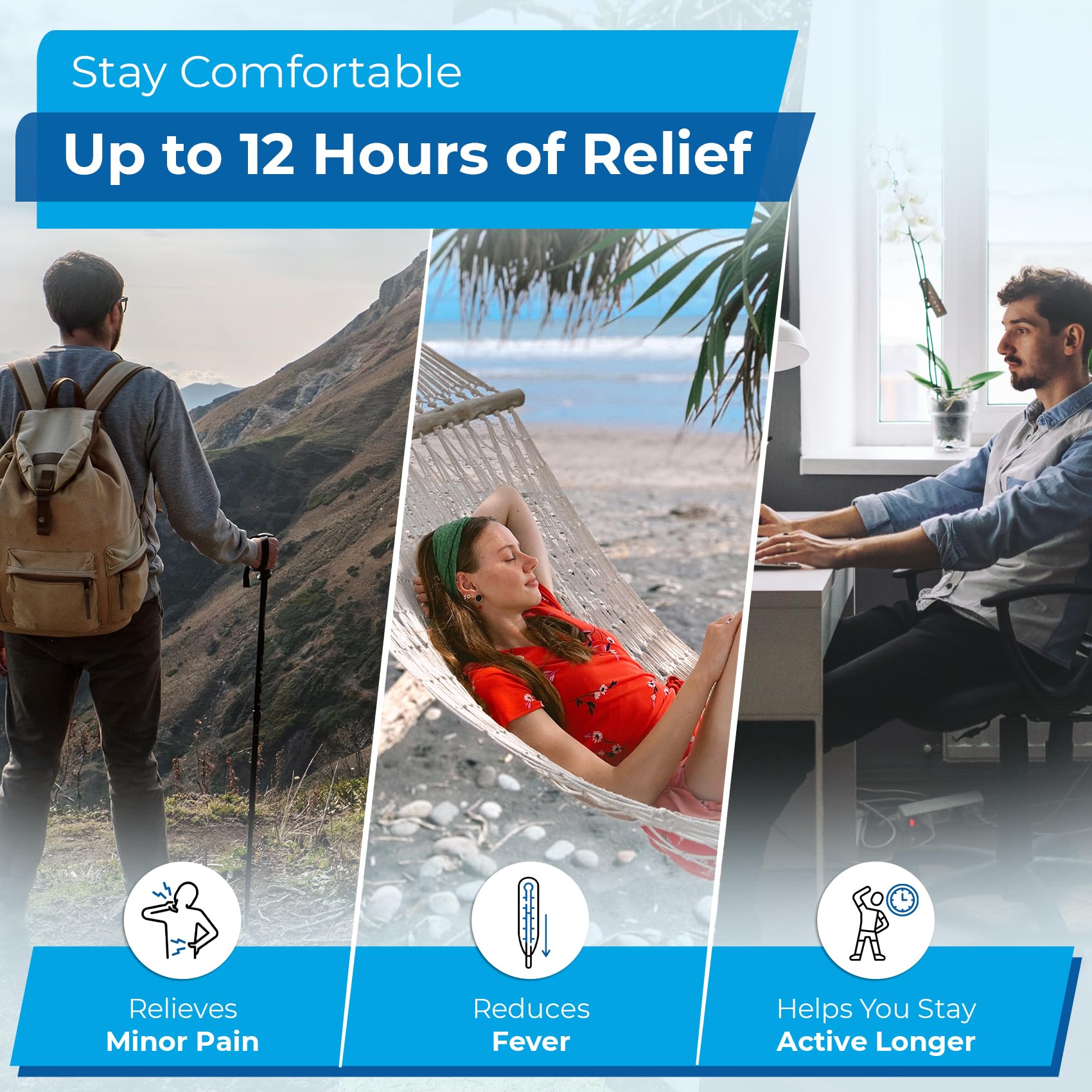 TIME-Cap Labs Naproxeno Sódico 220 mg, tomar con agua para comodidad diaria