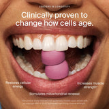Timeline Mitopure ingrediente clave para salud celular.