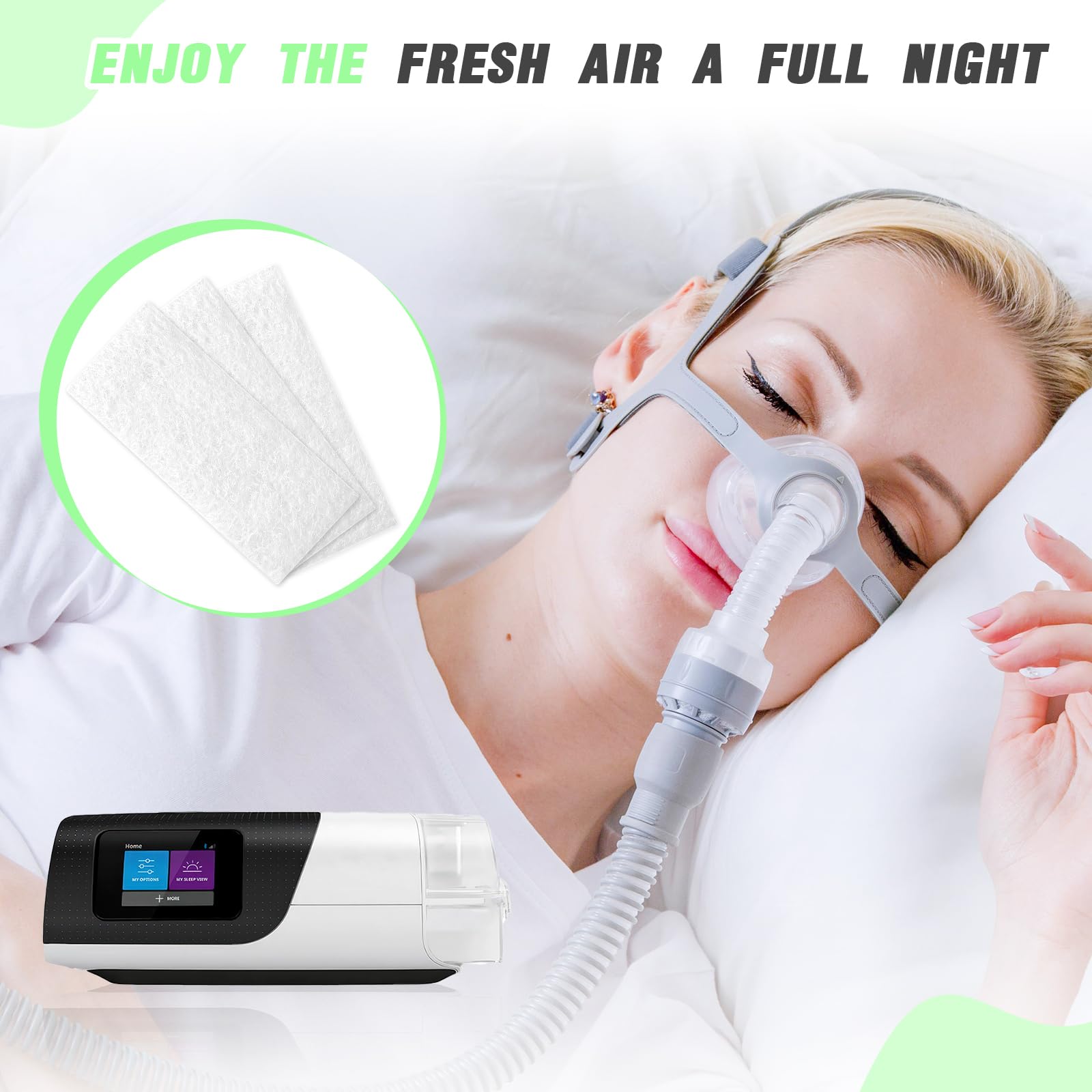 Timok instalación fácil, cambio rápido para un uso continuo de terapia.