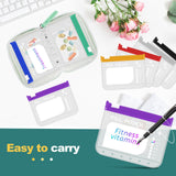 Timueetech bolsas EVA L para pastillas, visibilidad clara.