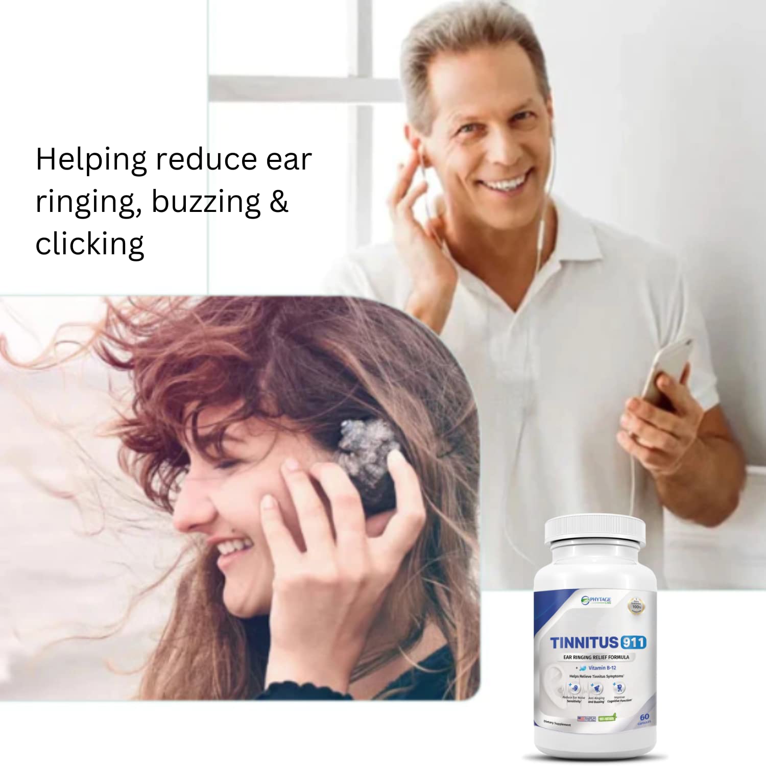 Tinnitus 911 etiqueta de ingredientes para apoyo natural