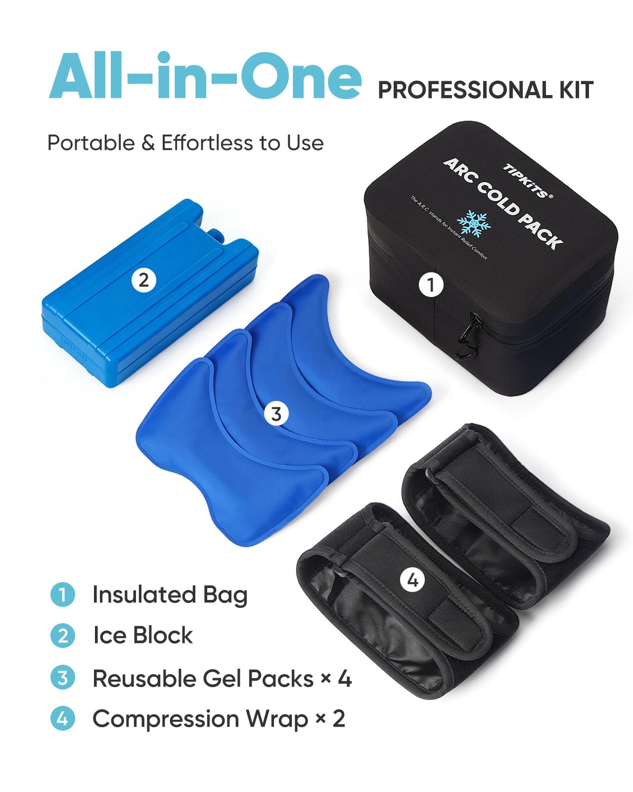 TIPKITS kit completo de enfriamiento para casa y fuera