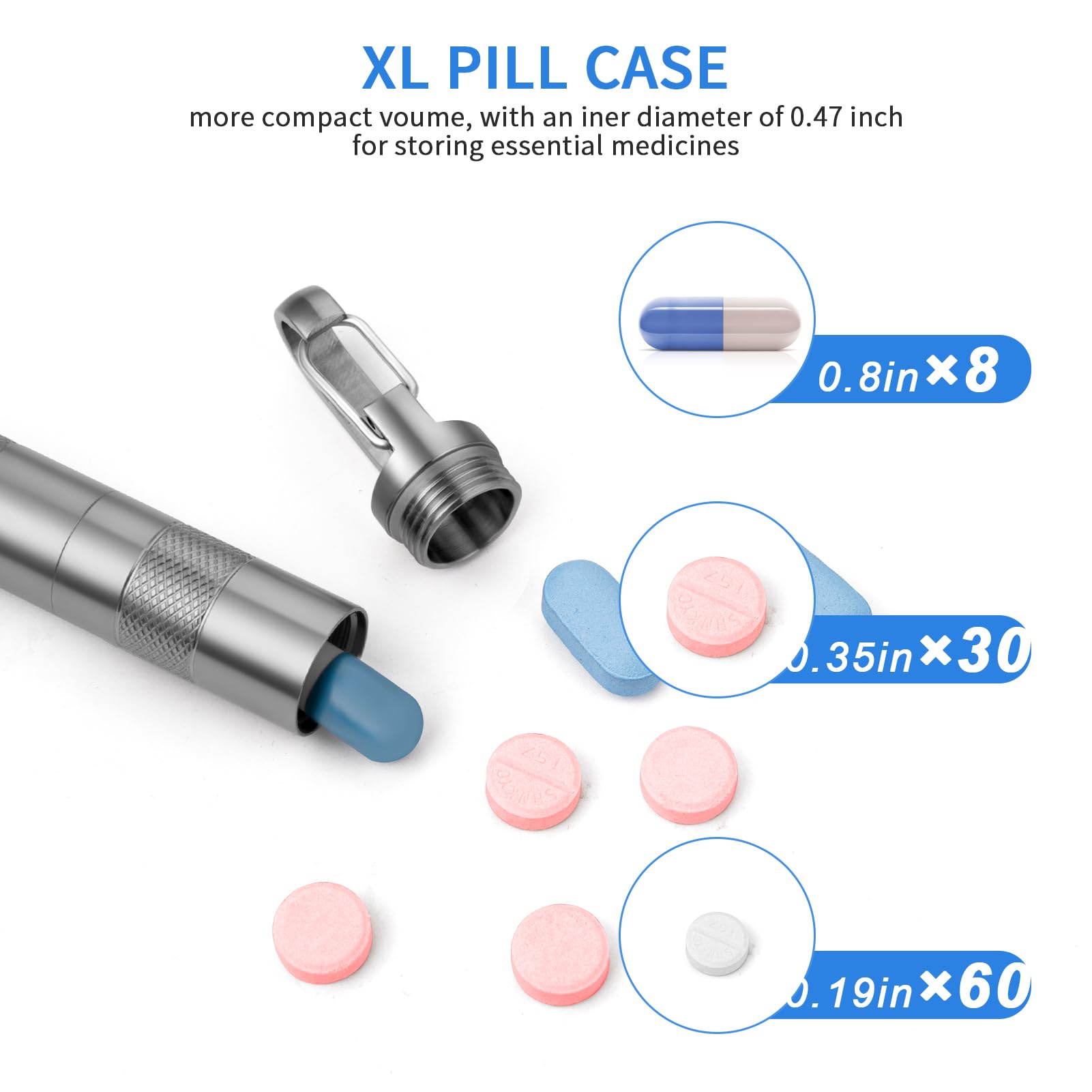 TISUR diseño ergonómico porta-pastillas: manejo cómodo y acceso rápido.