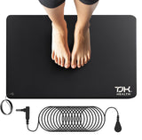 Alfombrilla TJK Health para pies con conexión a tierra, favorece relajación.