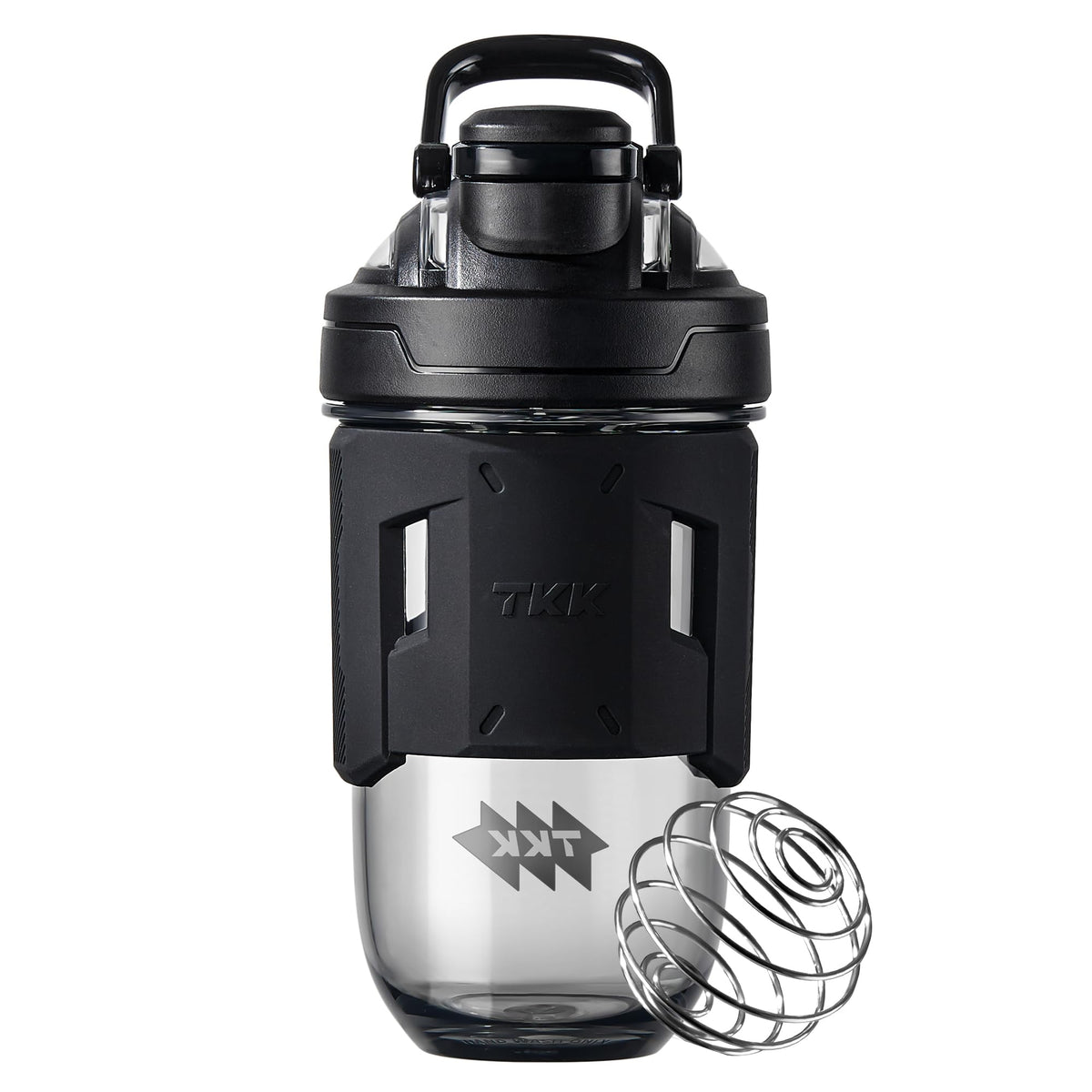 TKK botella mezcladora 24 oz con agarre antideslizante para entrenamiento seguro