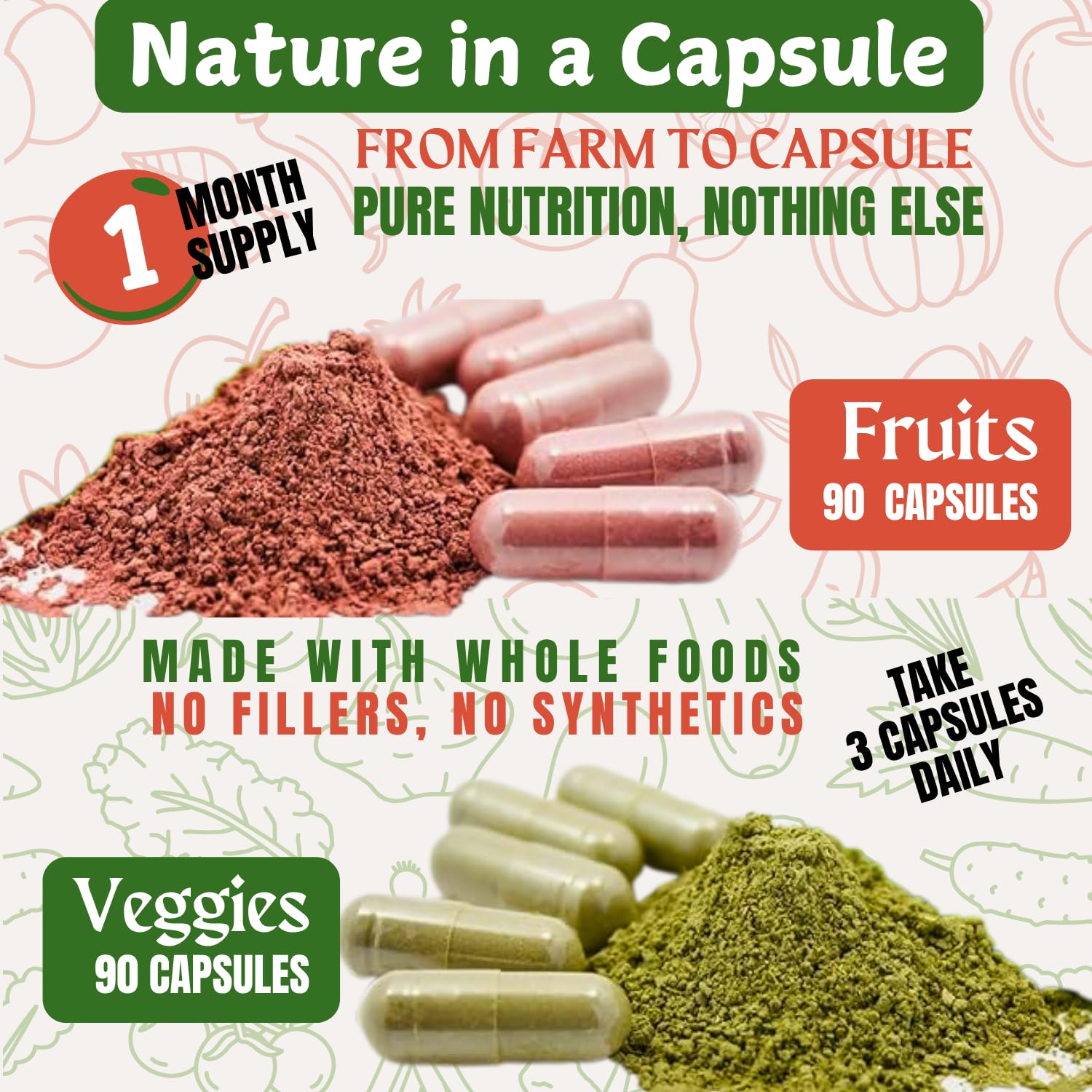 TM NATURALS: cápsulas veganas, formato práctico para nutrición diaria