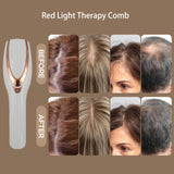 TMOSSO rutina diaria de luz roja para el cabello, cuidado constante.