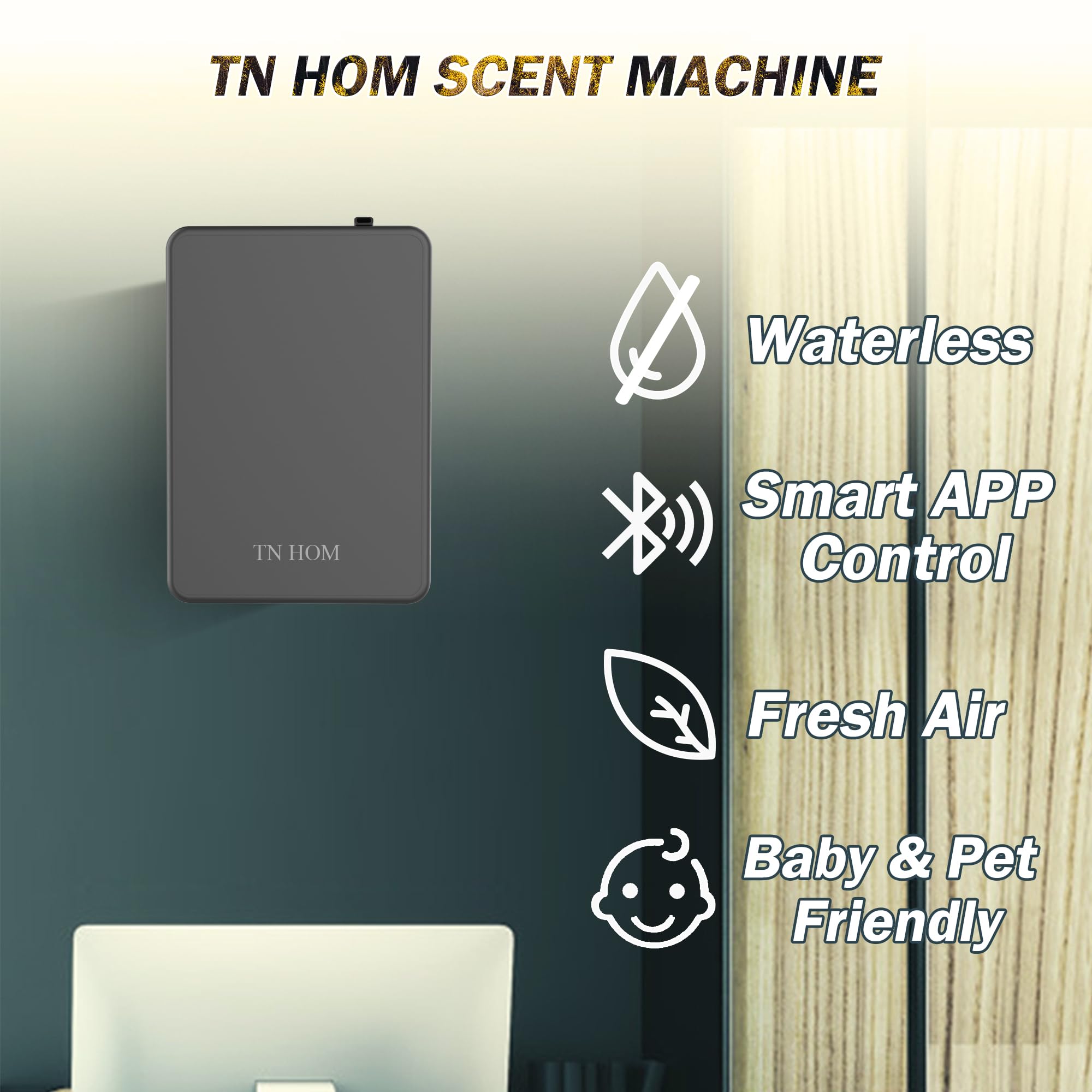 TN HOM tecnología de aire frío, difunde aceites sin calor.