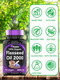tnvitamins vida activa con aceite de linaza, fácil de integrar en comidas o batidos.