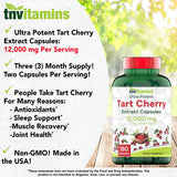tnvitamins cápsulas cereza Montmorency con sueno reparador y descanso nocturno