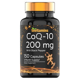 TNVitamins CoQ10 200 mg botella de cápsulas con liberación rápida para más energía diaria