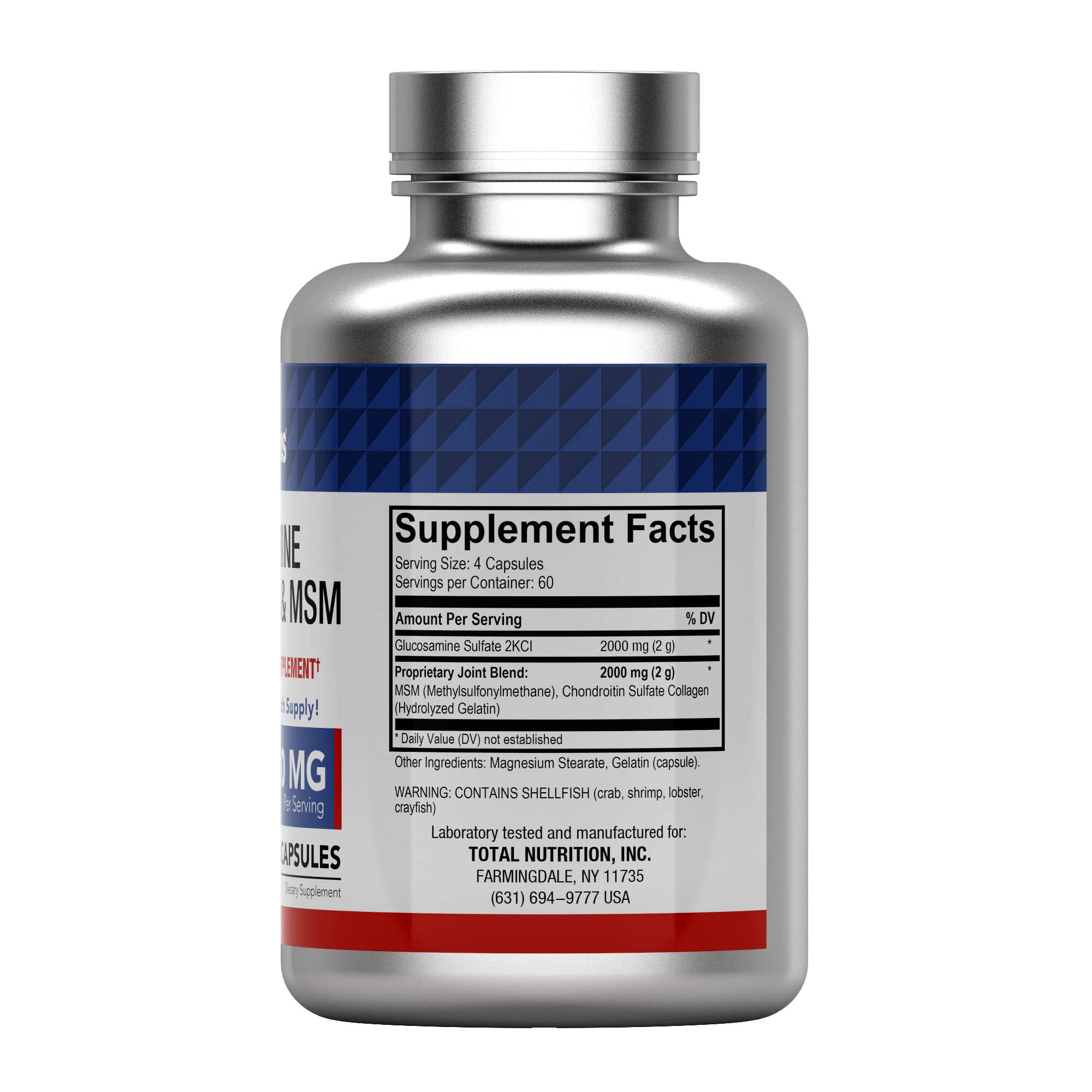 tnvitamins Porcion diaria 4000mg: soporte articular para flexibilidad.