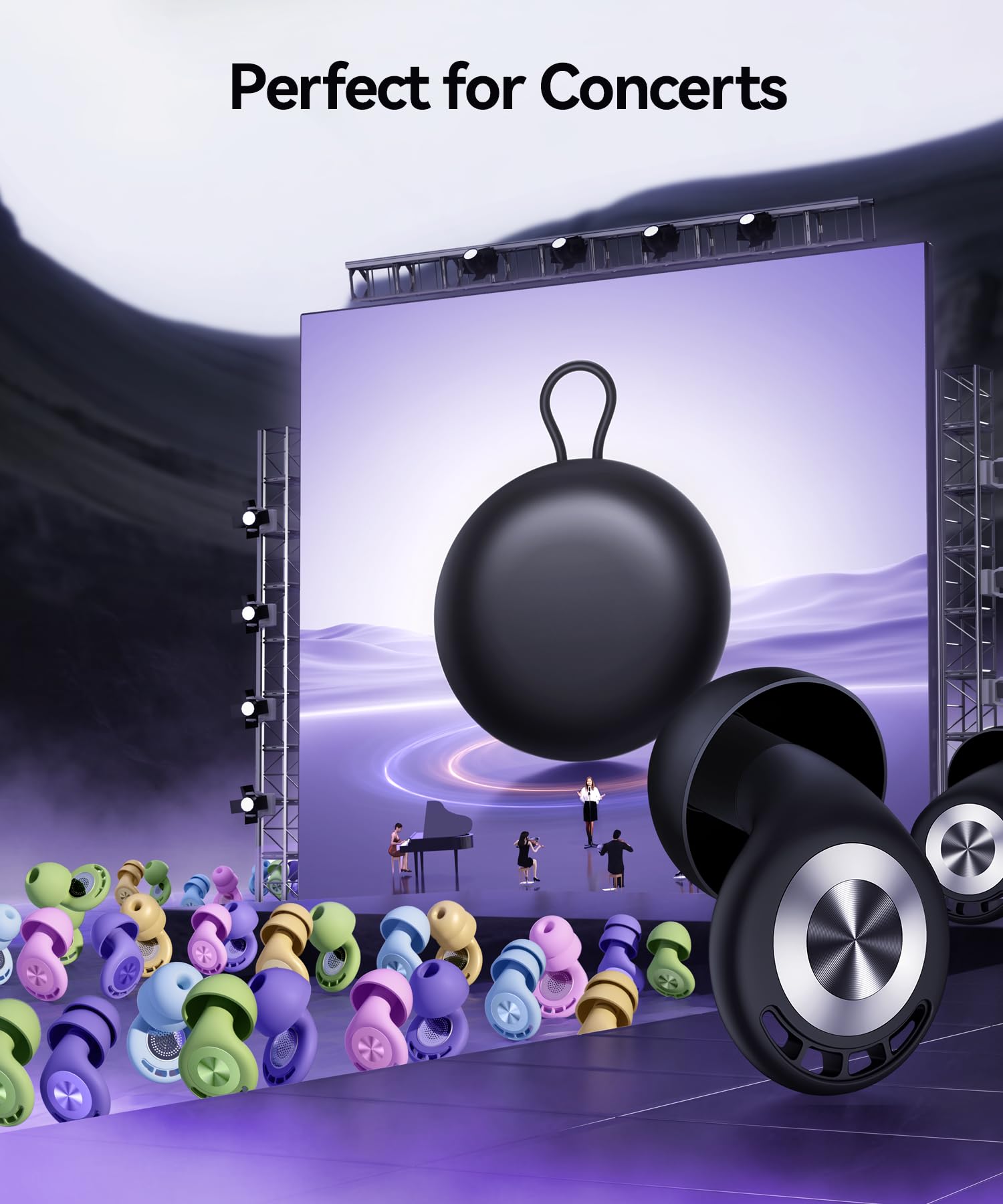 TOAPEX tapones dormir amigables con la piel, confort diario