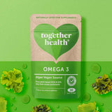 Together Omega 3: envases sostenibles y fabricación responsable.
