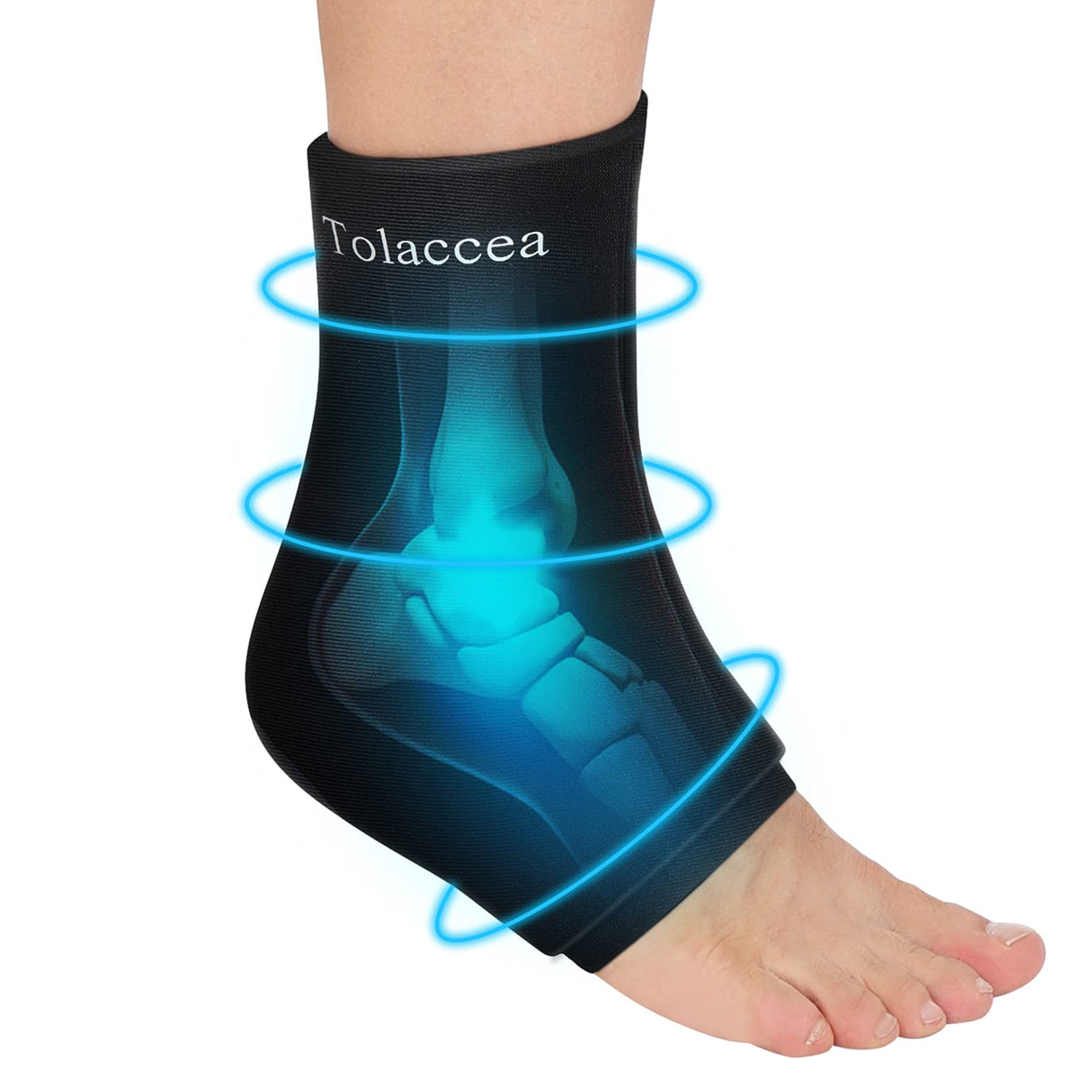 Tolaccea compresa gel frio para pie y tobillo, alivia dolor y reduce inflamacion.