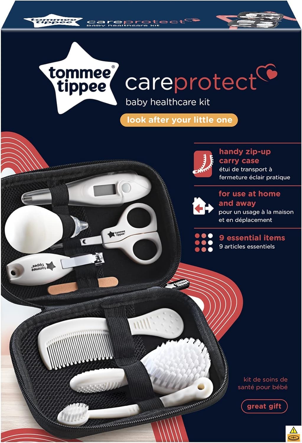 Corta uñas de Tommee Tippee con mango ergonómico para uñas delicadas.