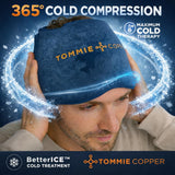 Tommie Copper BetterICE Cap, detalle de tela y control de olor permanente.