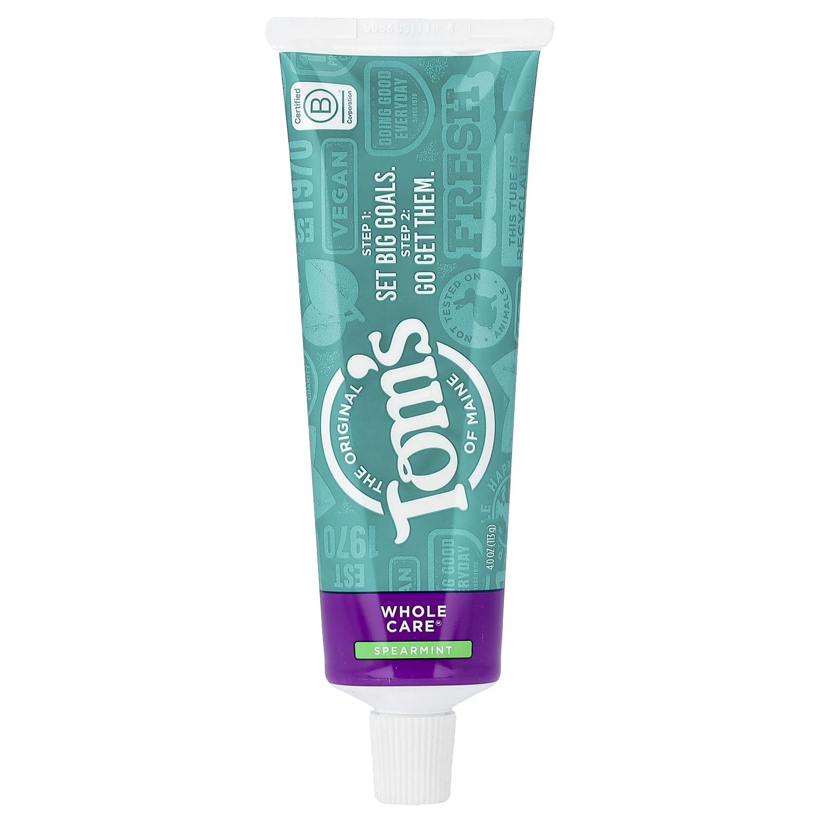Tom's of Maine Whole Care, pasta dental de mentol para protección y frescura diaria