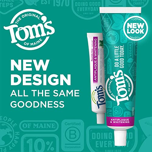 Tom's of Maine pasta dental elimina manchas superficiales para una sonrisa más brillante