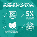 Compromiso B Corp de Tom’s of Maine, donaciones a causas sociales.
