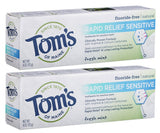 Tom's of Maine dentífrico alivio rápido sensible menta para dientes sensibles