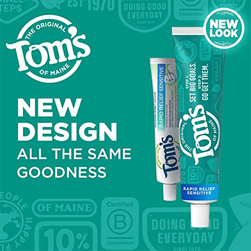 Tom's of Maine dentífrico sin fluor con sabor a menta fresca