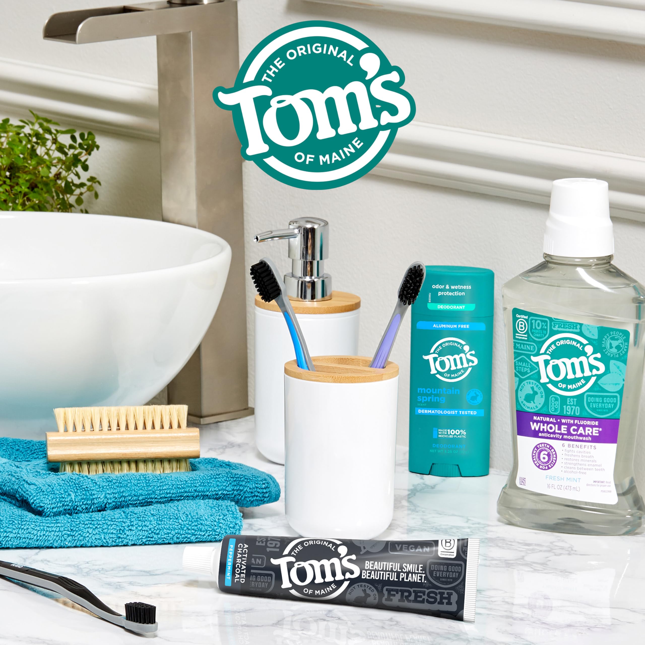 Empaque variable de Tom's of Maine según lote disponible.