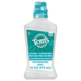 Tom's of Maine enjuague bucal con sal marina, frasco de 16 onzas líquidas, aliento más fresco.