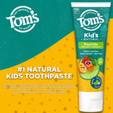 Pasta dental infantil Tom's of Maine, sabor cítrico, cepillado diario recomendado