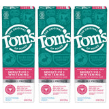 Pasta dental Tom’s of Maine sensible blanqueadora, mentas suaves para uso diario.