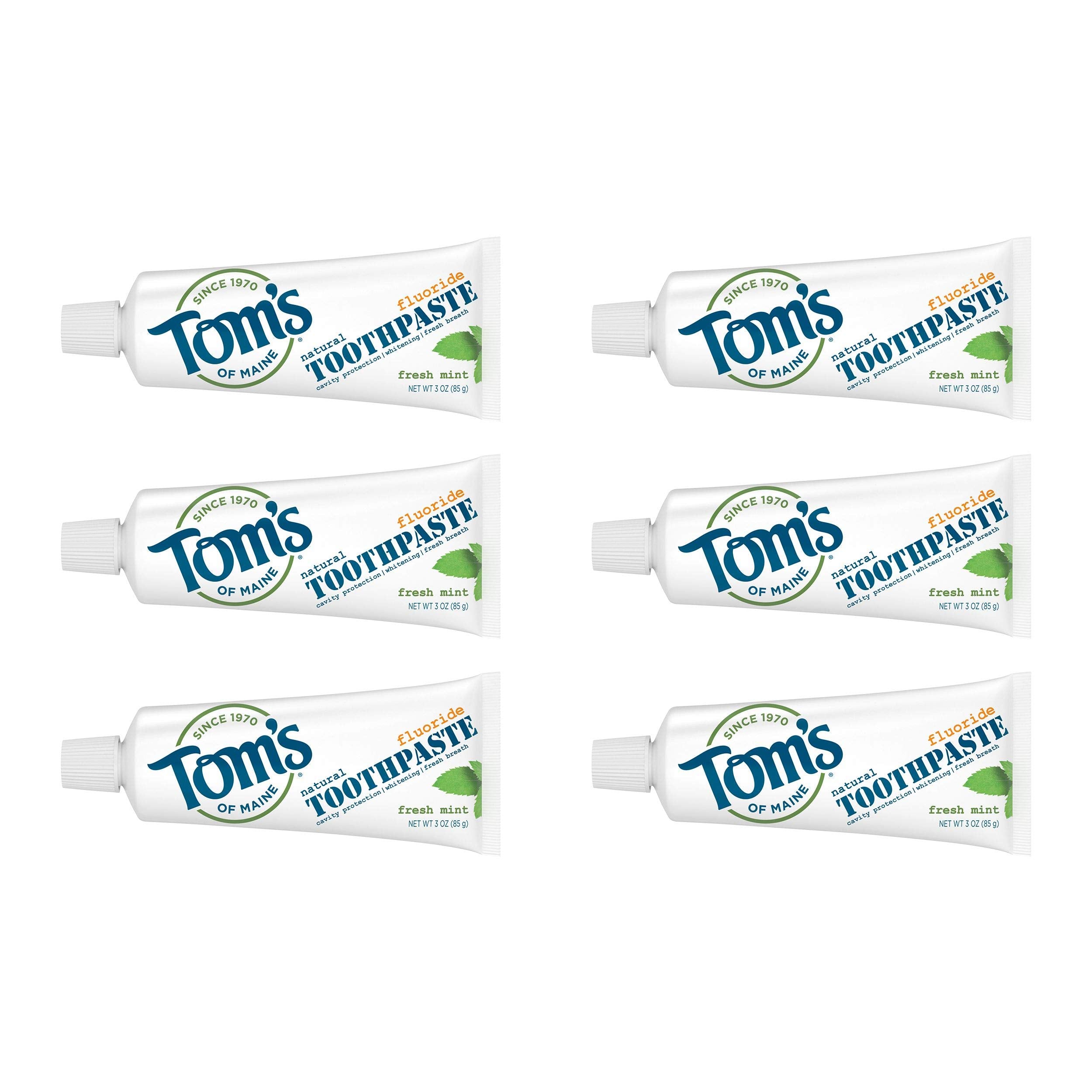 Tom's of Maine pasta de dientes mentolada de viaje para uso diario