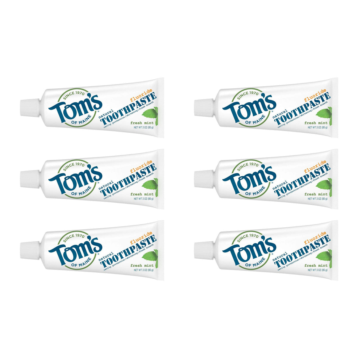 Tom's of Maine pasta de dientes mentolada de viaje para uso diario