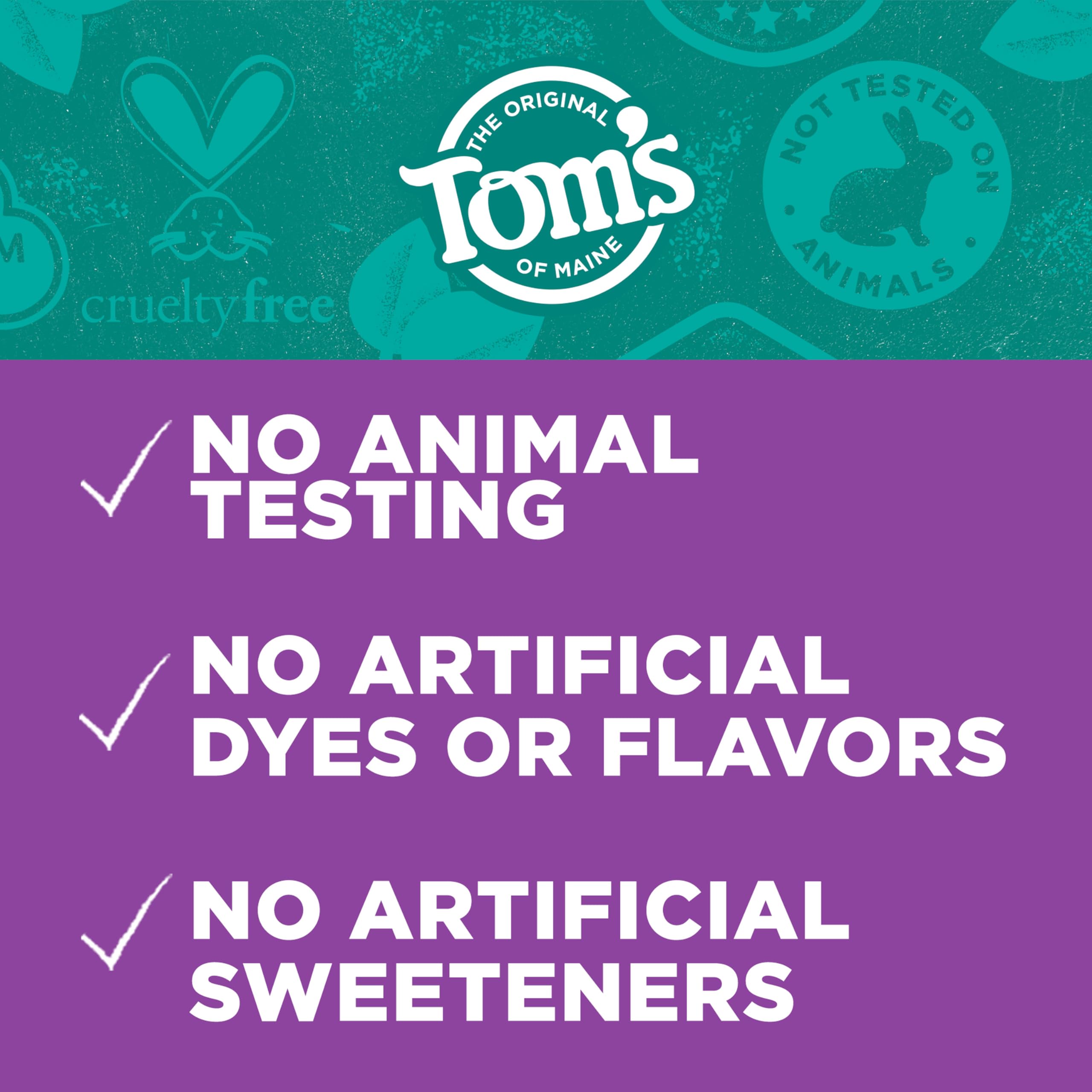 Prevención de tártaro con fórmula fluorada de Tom's of Maine.
