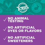 Prevención de tártaro con fórmula fluorada de Tom's of Maine.