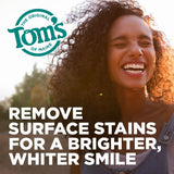 Tom's of Maine: textura cremosa que limpia y suaviza la superficie dental.